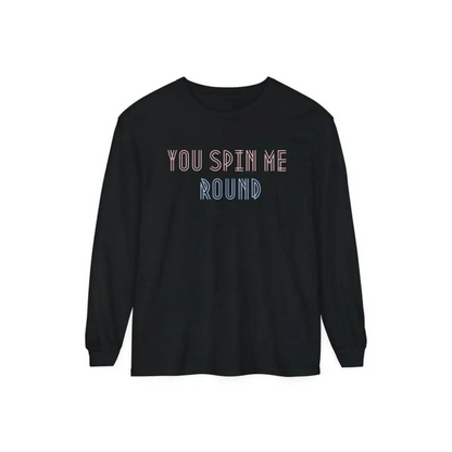 Chandail You Spin Me Round - S / Noir - T-shirt