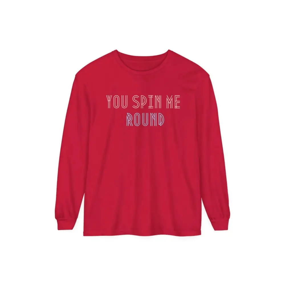 Chandail You Spin Me Round - S / Rouge - T-shirt